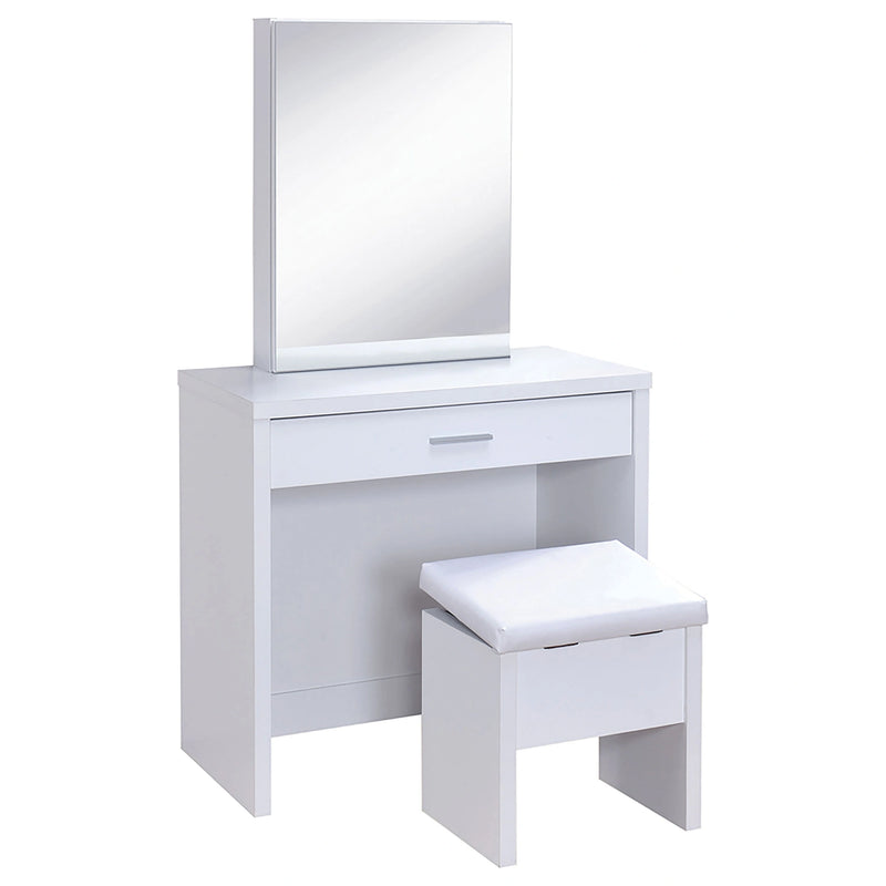 Harvey Makeup Vanity Table with Mirror and Stool