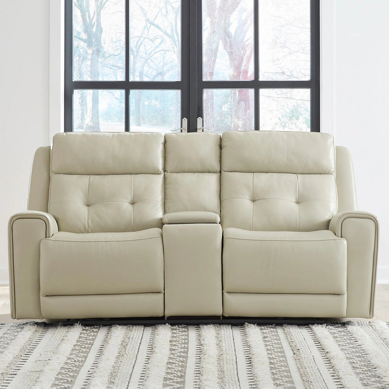 Carrington Loveseat w/Console P3 & ZG in Baja Stone image