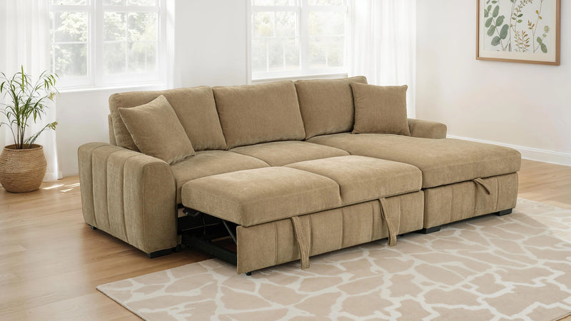 Pastrana Pull-Out Sleeper Sectional Sofa