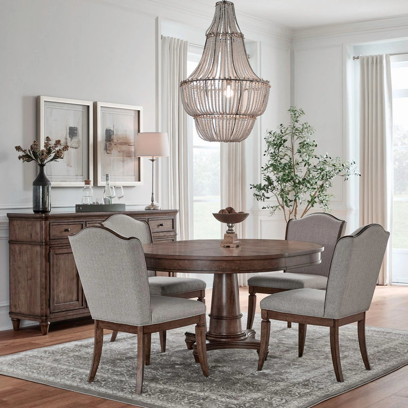 Harrison Heights 5 Piece Pedestal Table Set image