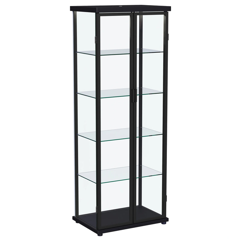 Aero Curio Cabinet with LED Lighting