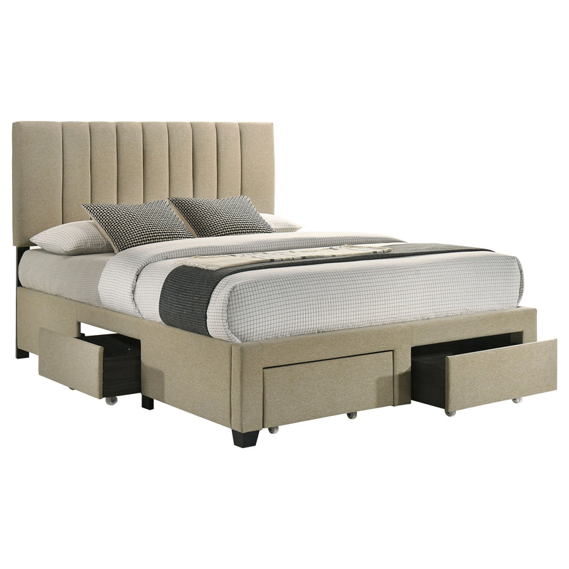 Wheatland Panel Platform Storage Bed