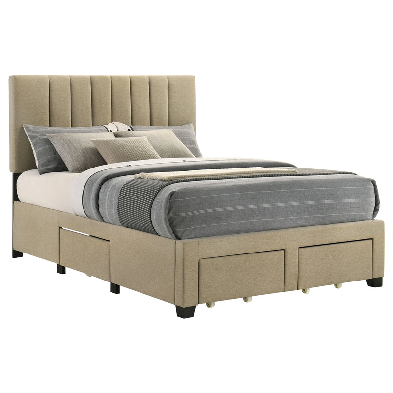 Wheatland Panel Platform Storage Bed