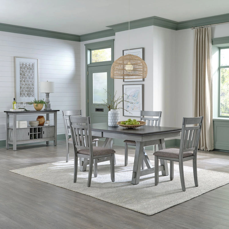 Newport 5 Piece Trestle Table Set image