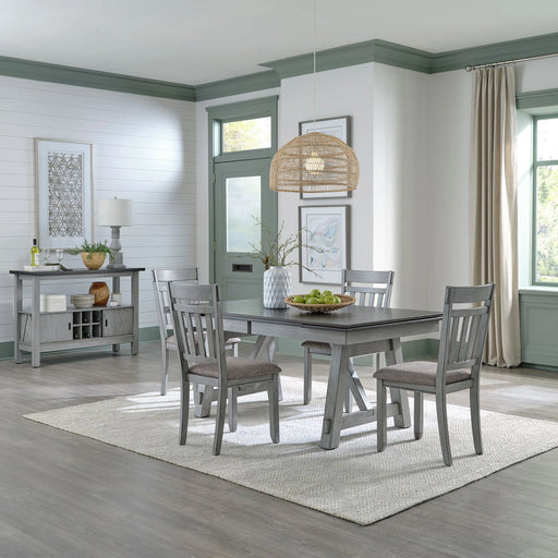 Newport 5 Piece Trestle Table Set image