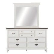 Allyson Park King California Panel Bed, Dresser & Mirror, Night Stand image