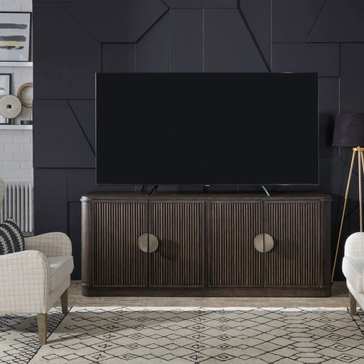 City View 82 Inch TV Console in Coffee Bean image