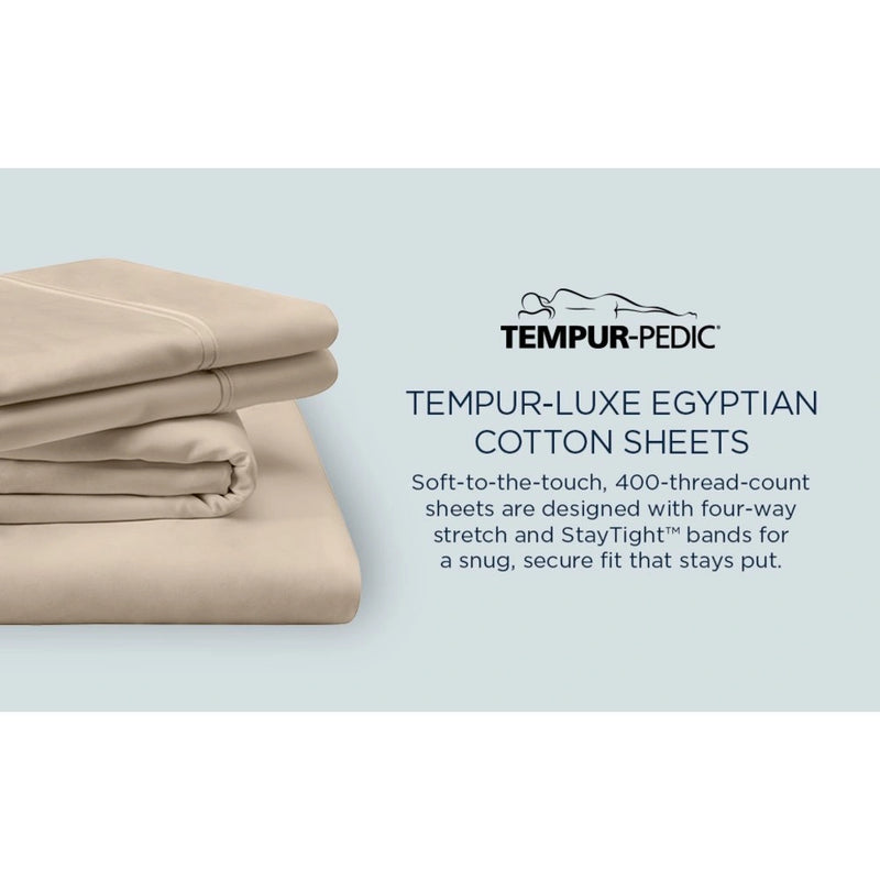 TEMPUR Luxe Egyptian Cotton Pillowcase Set