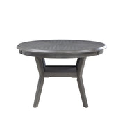 Amy 5 Pc 47" Round Dining Set-Gray