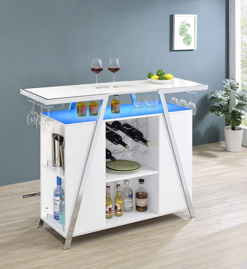 Araceli Home Bar with LED Lighting