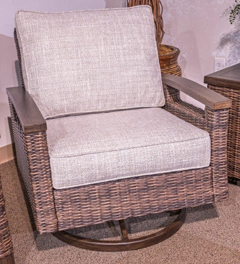 Monterey Point Outdoor Swivel Lounge Chair (Set of 2)