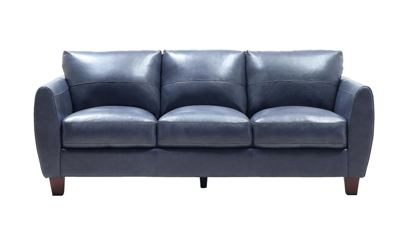 Leather Italia Georgetown-Traverse Sofa in Blue