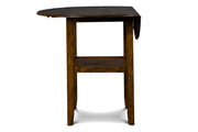 Gia 3 Pc 42" Counter Drop Leaf Table & 2 Chairs-Brown
