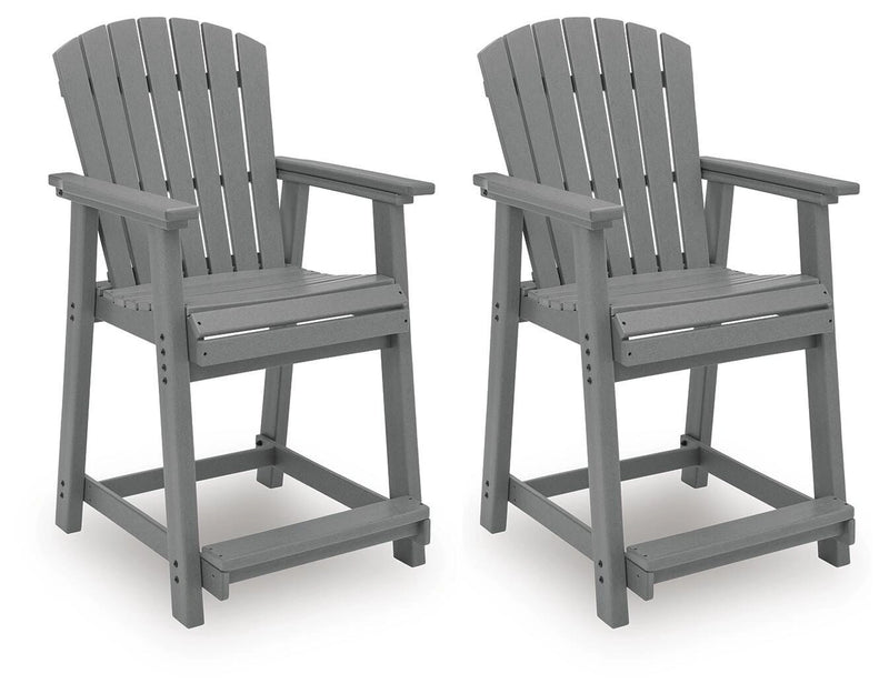 Sanctuary Beach Outdoor Counter Height Bar Stool (Set of 2)