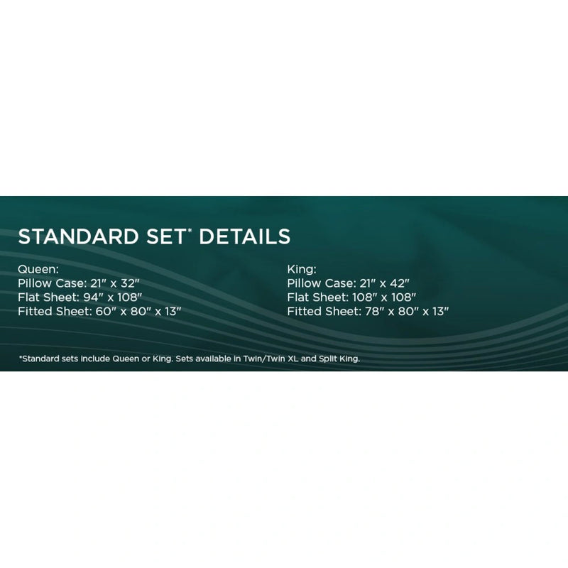 TEMPUR Luxe Egyptian Cotton Pillowcase Set