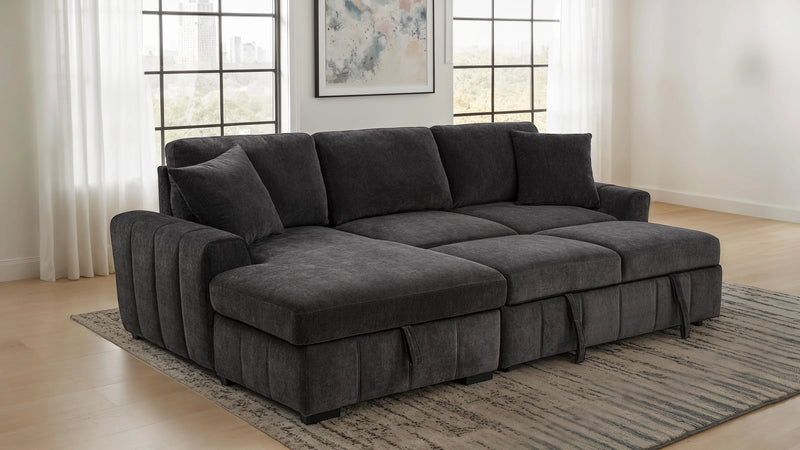 Pastrana Pull-Out Sleeper Sectional Sofa