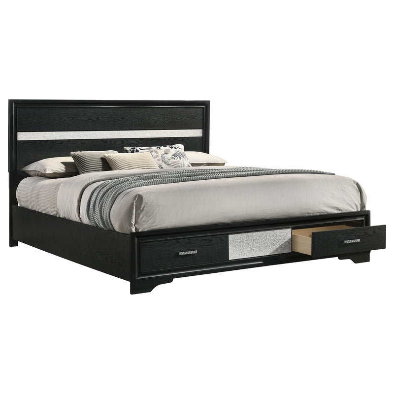 Miranda Panel Platform Storage Bed