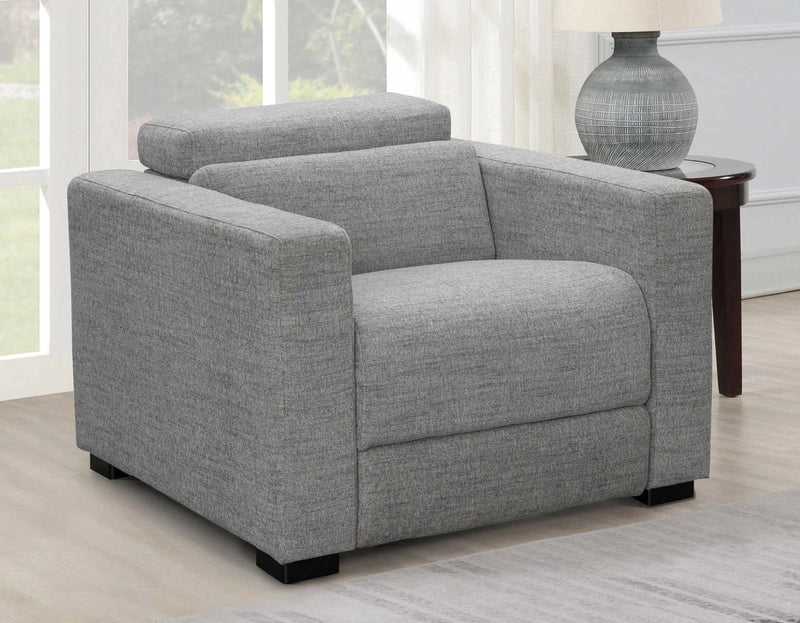 Steve Silver Zara Dual Power Recliner in Pumice