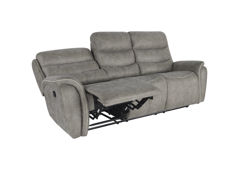 Kamari Sofa W/Dual Recliner-Gray
