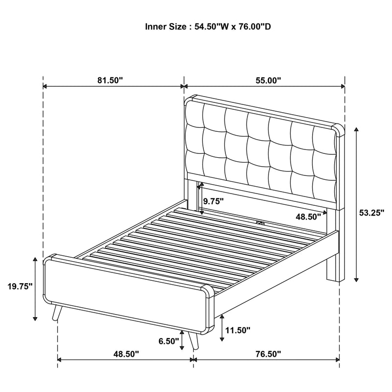 Robyn Panel Platform Bed