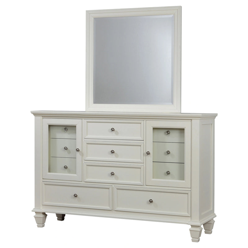 Sandy Beach Dresser with Mirror