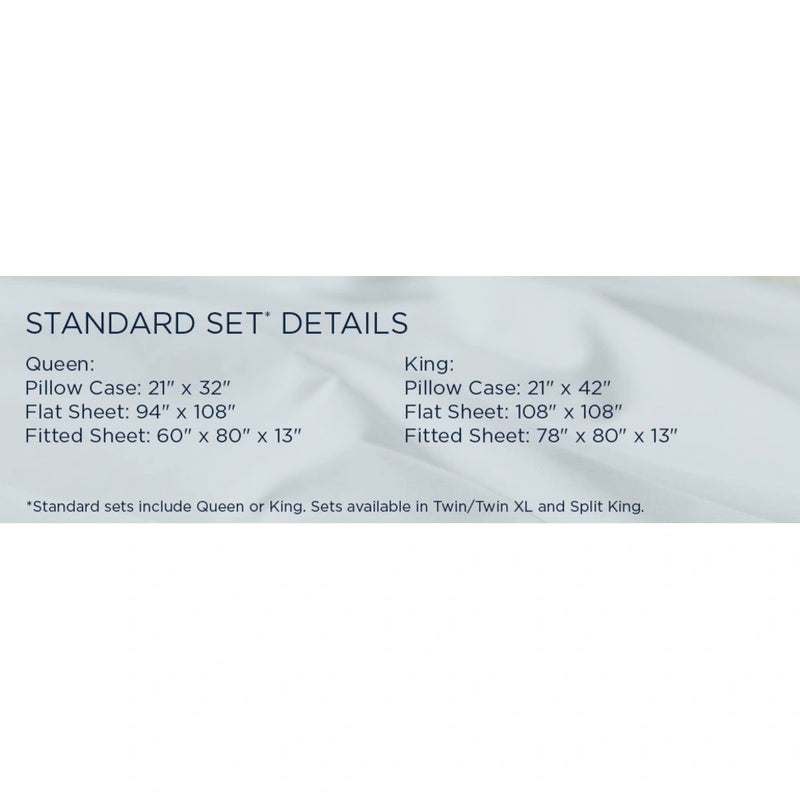 TEMPUR Luxe Egyptian Cotton Pillowcase Set