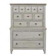 Heartland King Opt California Panel Bed, Dresser & Mirror, Chest image