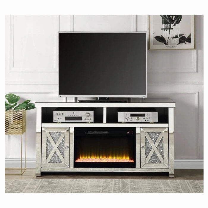 Noralie TV Stand With Fireplace