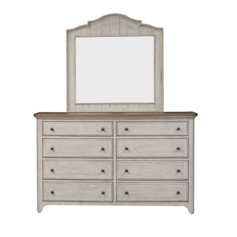 Farmhouse Reimagined Poster Bed, Dresser & Mirror image