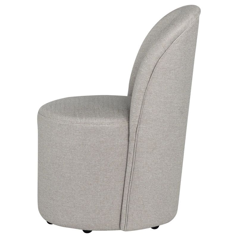 Aubrey Upholstered Barrel Dining Side Chair of 2