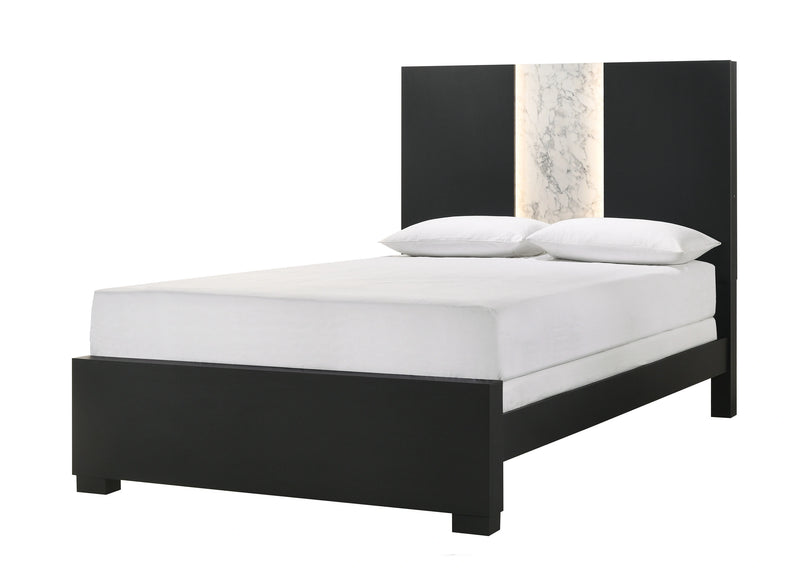 Crown Mark Furniture Rangley Queen Panel Bed in Black B6835-Q image