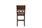 Gia 5 Pc 42" Square Counter Table & 4 Chairs-Cherry