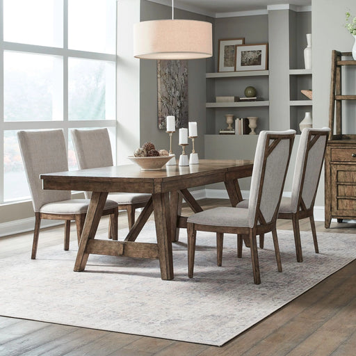 Carolina Park 5 Piece Trestle Table Set image