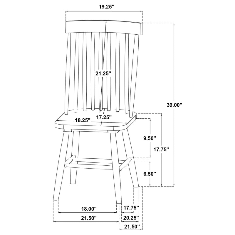 Andrews Dining Side Chair of 2