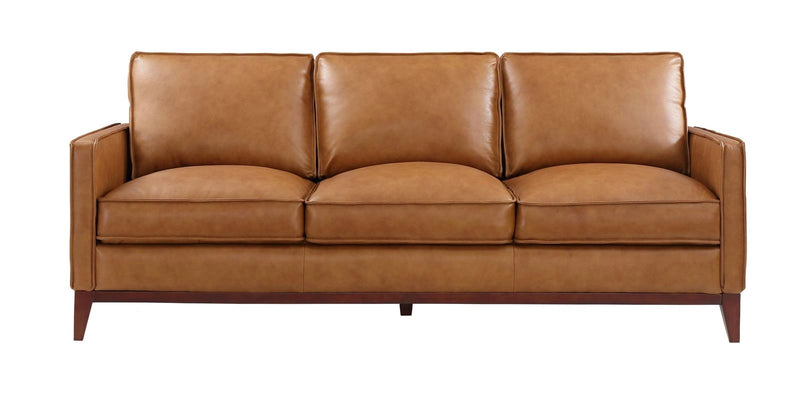 Leather Italia Georgetowne-Newport Sofa in Camel