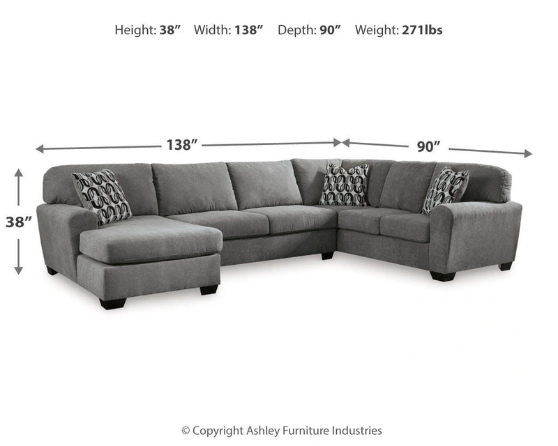 Birkdale Court Sectional with Chaise