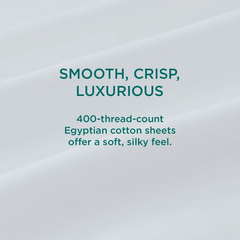 TEMPUR-Adapt Luxe Egyptian Cotton Sheets - Sleepy Blue