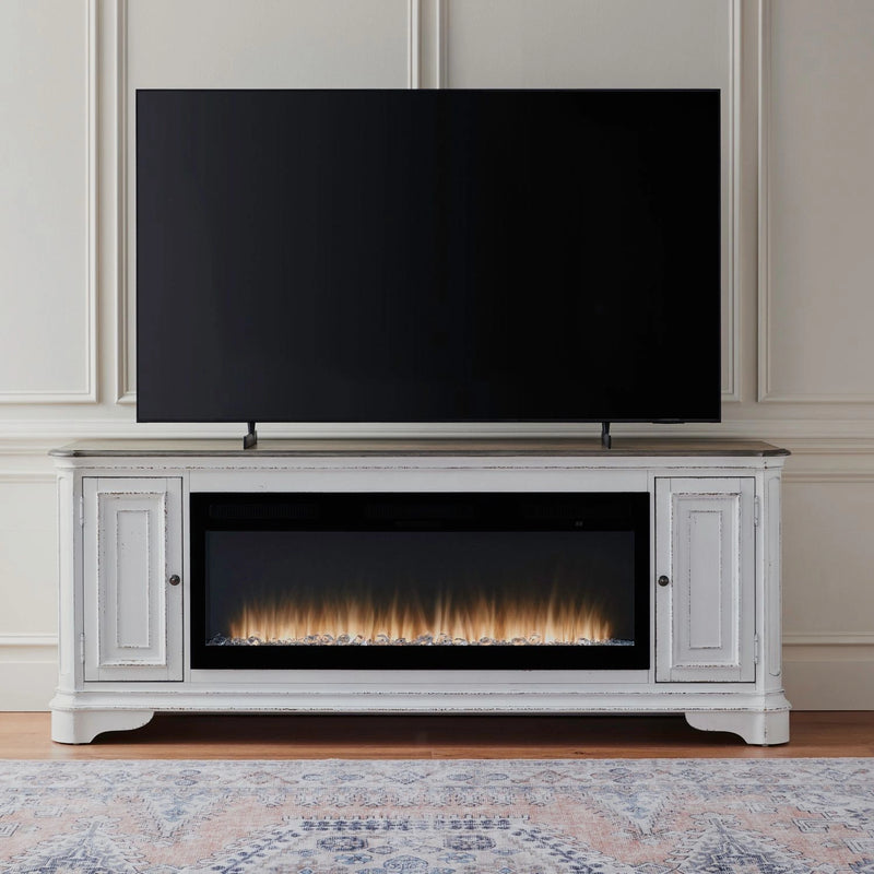 Fireplace TV Consoles 244 82 Inch Console w/ Fire FTS image