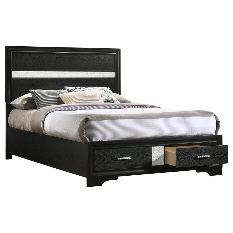 Miranda Panel Platform Storage Bed