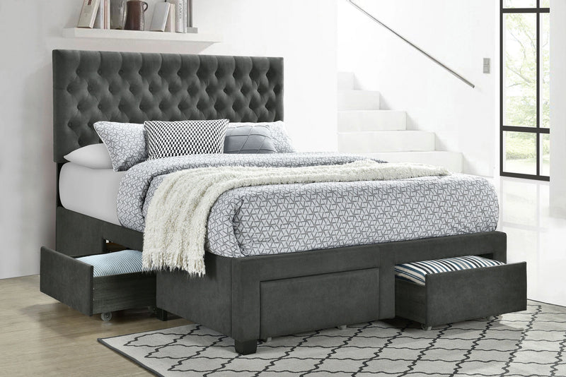 Soledad Panel Platform Storage Bed