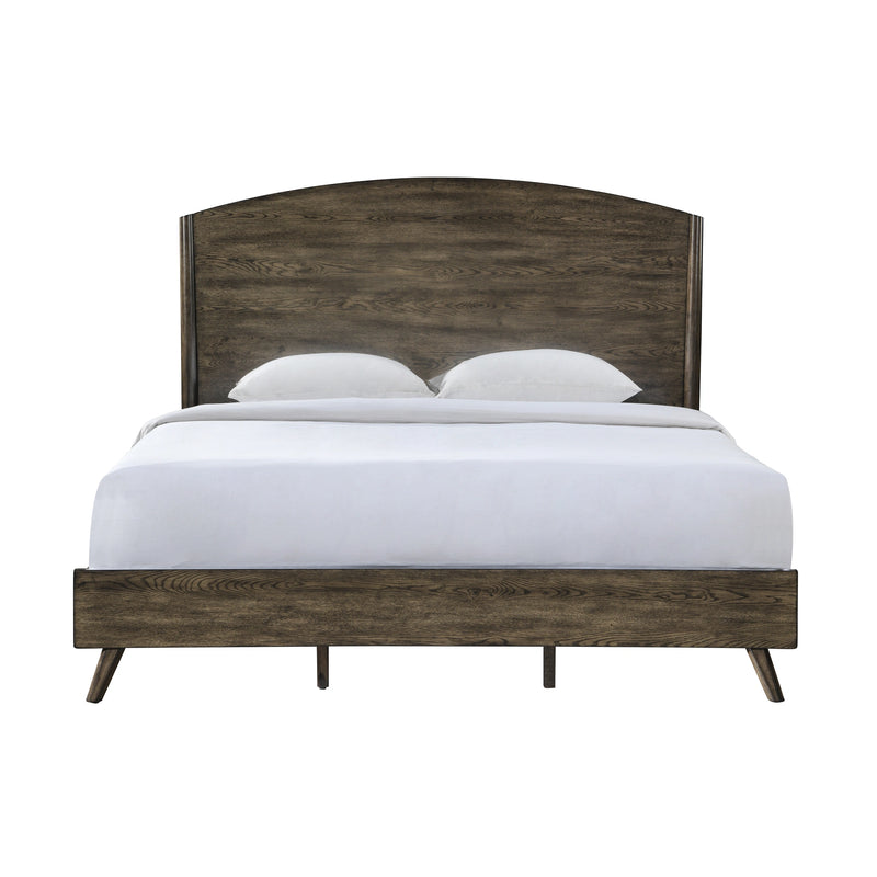 Rex 5/0 Q Headboard, Footboard & Slats-Walnut