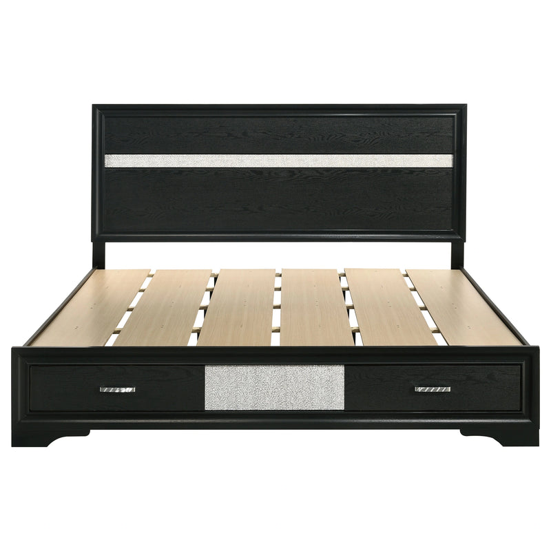 Miranda Panel Platform Storage Bed