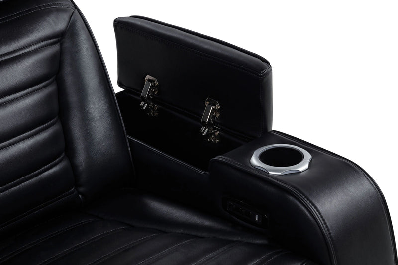 Zuma Dual Power Reclining Loveseat