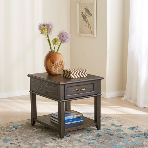Mill Creek Drawer End Table in Peppercorn image