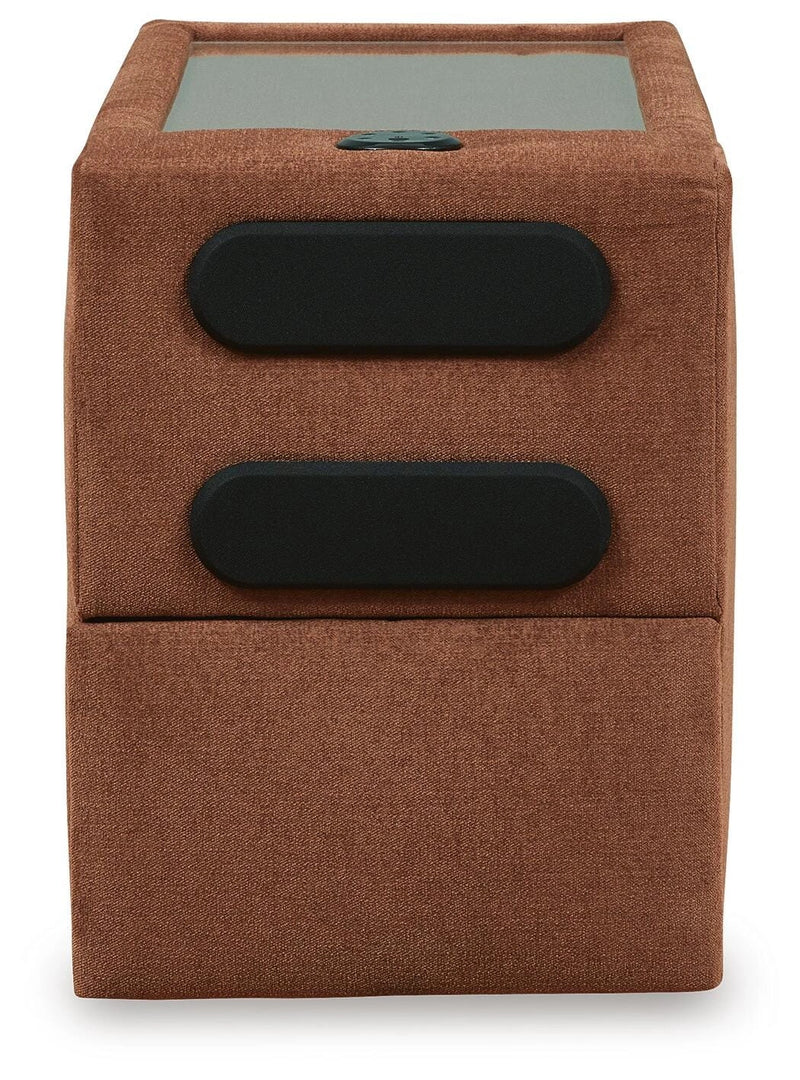 Modmax Balanced Sectional with Audio and Storage Consoles