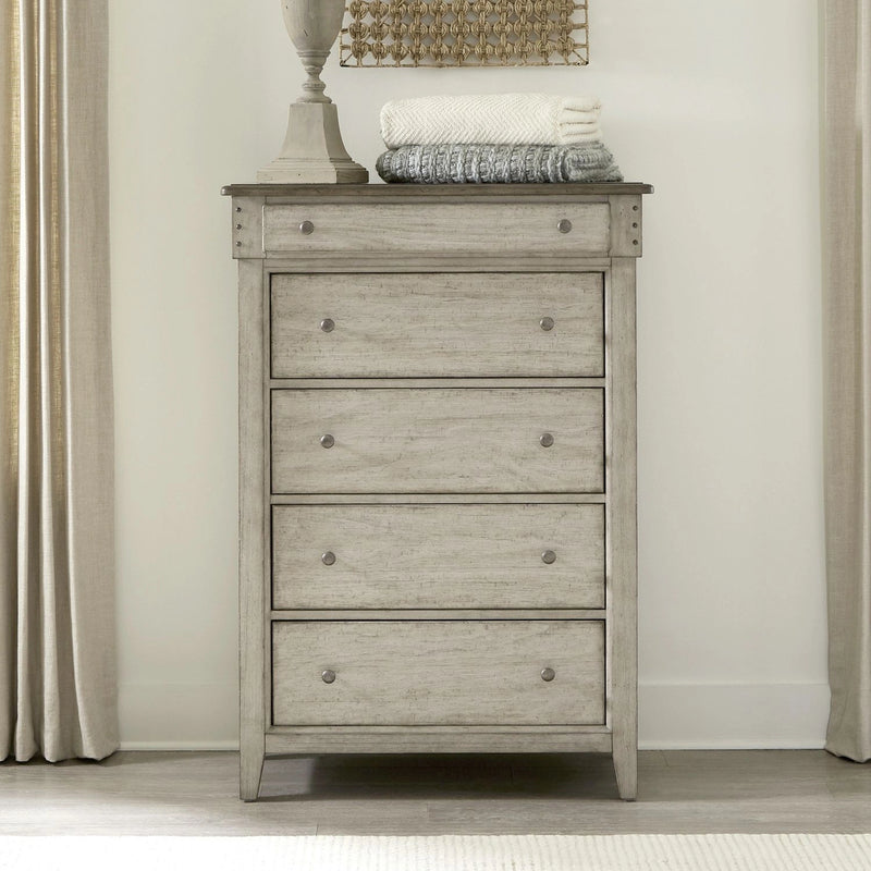Ivy Hollow 5 Drawer Chest in Weathered Linen image
