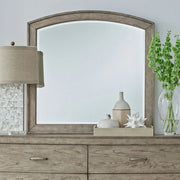 Avalon Arched Mirror in Burnished Beige image