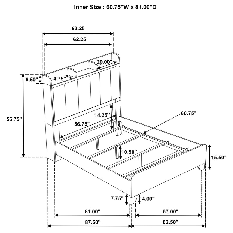 Henderson Bookcase Bed